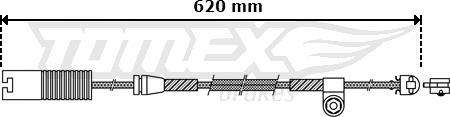TOMEX brakes TX 30-32 - Сигнализатор, износ тормозных колодок autospares.lv