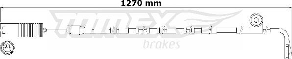 TOMEX brakes TX 31-34 - Сигнализатор, износ тормозных колодок autospares.lv