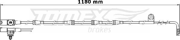 TOMEX brakes TX 31-33 - Сигнализатор, износ тормозных колодок autospares.lv