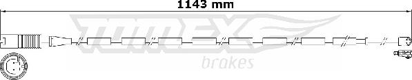 TOMEX brakes TX 31-29 - Сигнализатор, износ тормозных колодок autospares.lv