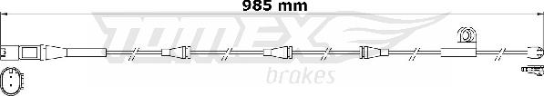 TOMEX brakes TX 31-20 - Сигнализатор, износ тормозных колодок autospares.lv