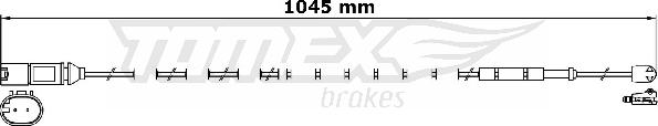 TOMEX brakes TX 31-28 - Сигнализатор, износ тормозных колодок autospares.lv