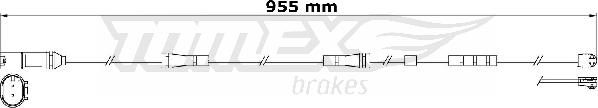 TOMEX brakes TX 31-22 - Сигнализатор, износ тормозных колодок autospares.lv