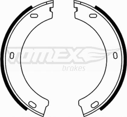 TOMEX brakes TX 21-73 - Комплект тормозных колодок, барабанные autospares.lv