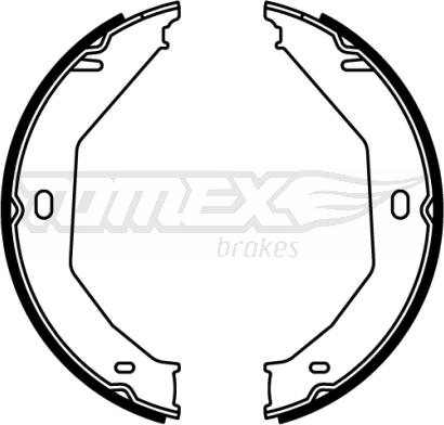 TOMEX brakes TX 22-58 - Комплект тормозных колодок, барабанные autospares.lv