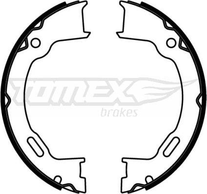 TOMEX brakes TX 22-62 - Комплект тормозных колодок, барабанные autospares.lv