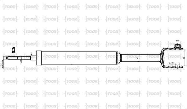 TOOR SG59310 - Амортизатор autospares.lv