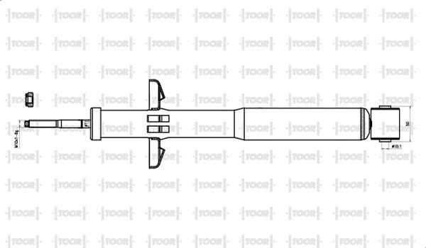 TOOR SG54140 - Амортизатор autospares.lv