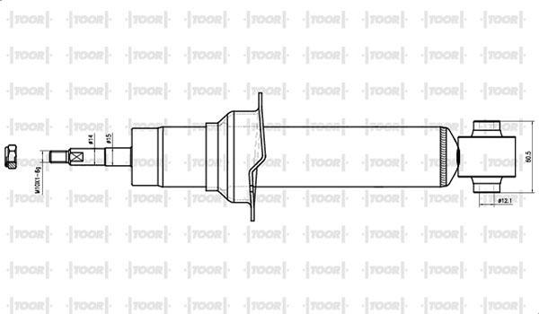 TOOR SG54840 - Амортизатор autospares.lv