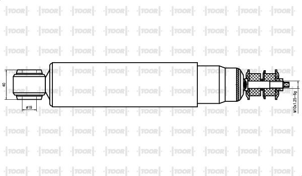 TOOR SG58970 - Амортизатор autospares.lv