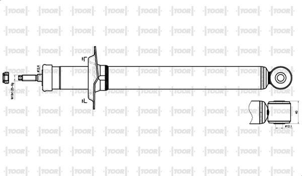 TOOR SG53920 - Амортизатор autospares.lv