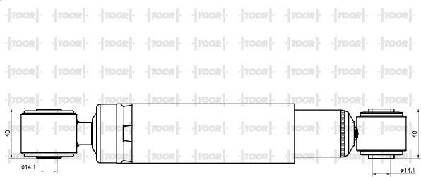 TOOR SG53460 - Амортизатор autospares.lv