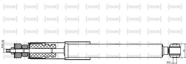 TOOR SG53410 - Амортизатор autospares.lv