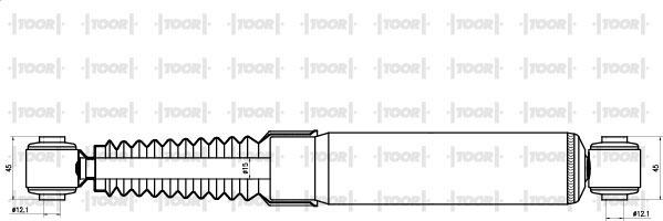 TOOR SG53130 - Амортизатор autospares.lv