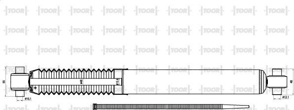 TOOR SG52910 - Амортизатор autospares.lv