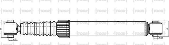 TOOR SG57290 - Амортизатор autospares.lv