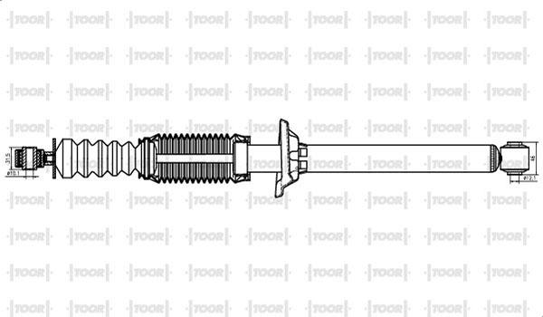 TOOR SG57720 - Амортизатор autospares.lv