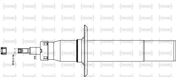 TOOR SG19650 - Амортизатор autospares.lv