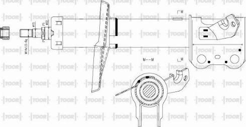 TOOR SG19750 - Амортизатор autospares.lv