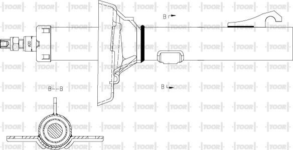 TOOR SG14560 - Амортизатор autospares.lv