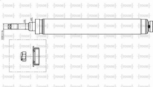 TOOR SG14580 - Амортизатор autospares.lv