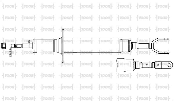 TOOR SG14840 - Амортизатор autospares.lv