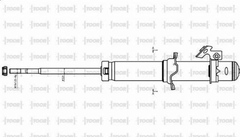 TOOR SG11561 - Амортизатор autospares.lv