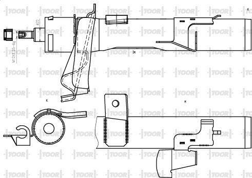 TOOR SG11530 - Амортизатор autospares.lv