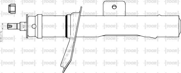 TOOR SG11661 - Амортизатор autospares.lv