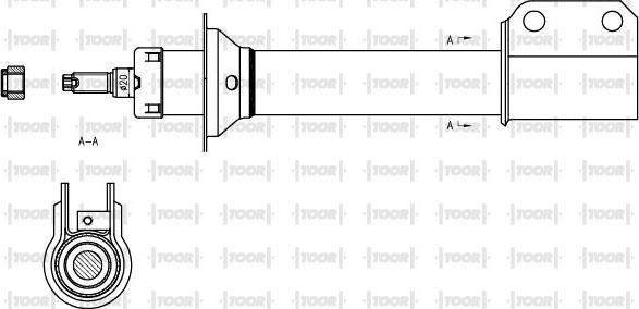 TOOR SG11050 - Амортизатор autospares.lv