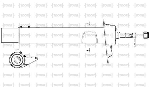 TOOR SG11351 - Амортизатор autospares.lv