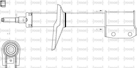 TOOR SG11300 - Амортизатор autospares.lv