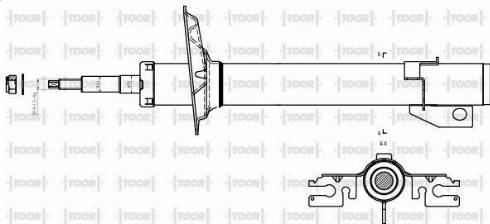 TOOR SG11270 - Амортизатор autospares.lv