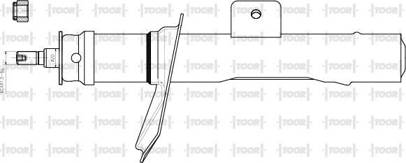 TOOR SG11700 - Амортизатор autospares.lv