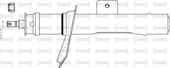 TOOR SG11701 - Амортизатор autospares.lv