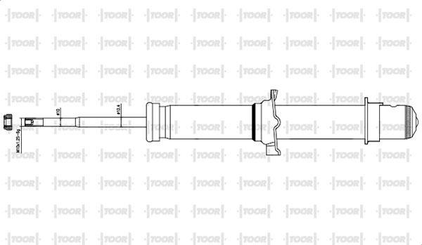 TOOR SG12030 - Амортизатор autospares.lv