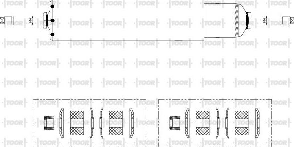 TOOR SG12110 - Амортизатор autospares.lv