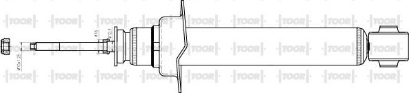 TOOR SG12250 - Амортизатор autospares.lv