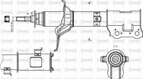 TOOR SO14390 - Амортизатор autospares.lv