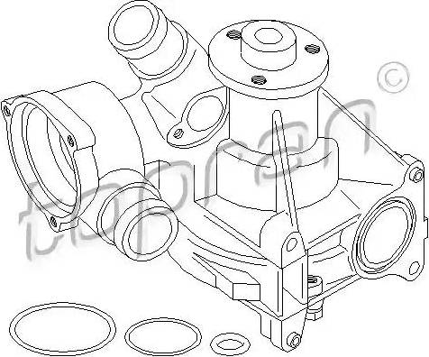 Topran 400 404 - Водяной насос autospares.lv