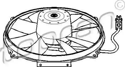 Topran 400 793 - Вентилятор, охлаждение двигателя autospares.lv