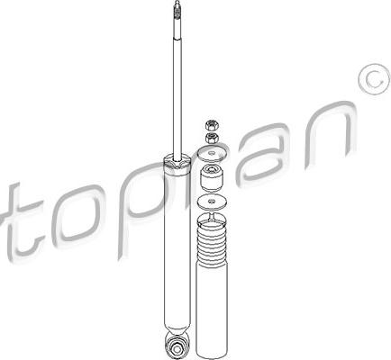 Topran 401 973 - Амортизатор autospares.lv