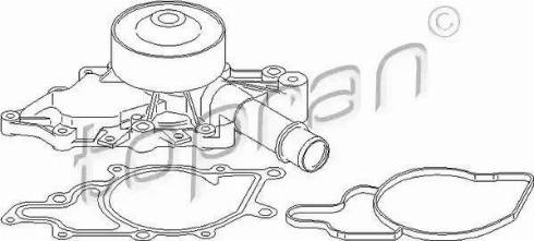 Topran 401 466 - Водяной насос autospares.lv