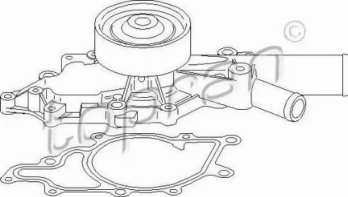 Topran 401 181 - Водяной насос autospares.lv