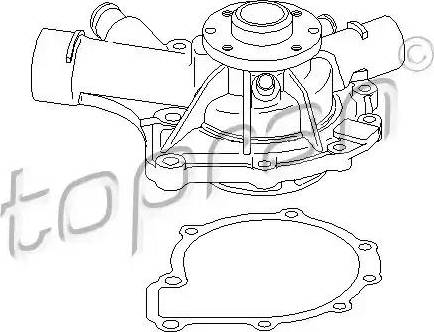 Topran 401 173 - Водяной насос autospares.lv