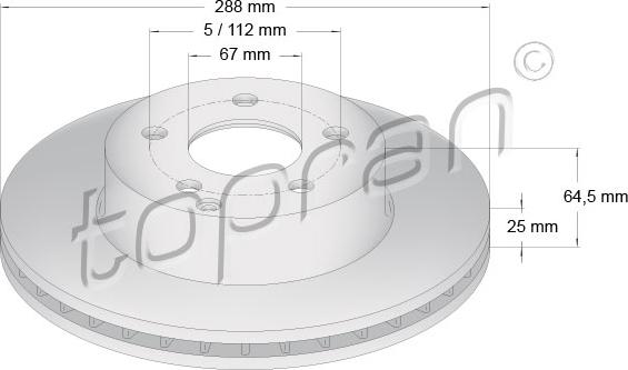 Topran 401 709 - Тормозной диск autospares.lv