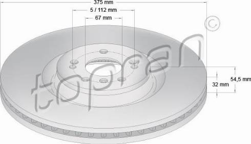 Topran 408 325 - Тормозной диск autospares.lv