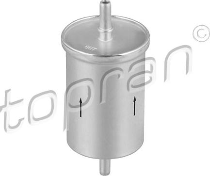 Topran 407 941 - Топливный фильтр autospares.lv