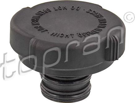 Topran 500 342 755 - Крышка, резервуар охлаждающей жидкости autospares.lv