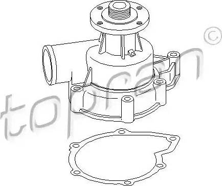 Topran 500315 - Водяной насос autospares.lv